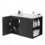 Ensemble de meuble-lavabo 30 po avec lavabo, avec deux portes et ensemble de meuble-lavabo avec tablette de rangement latérale, sans les robinets