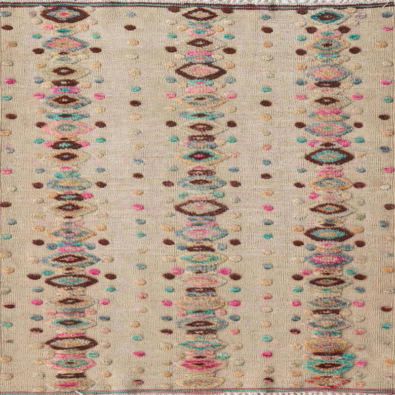 Abstract Indoor Rug, Square 8'