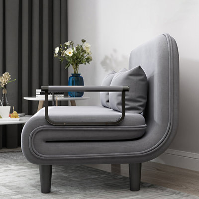 Fauteuil pliant gris
