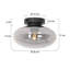 Aishat Glass Flush Ceiling Lights