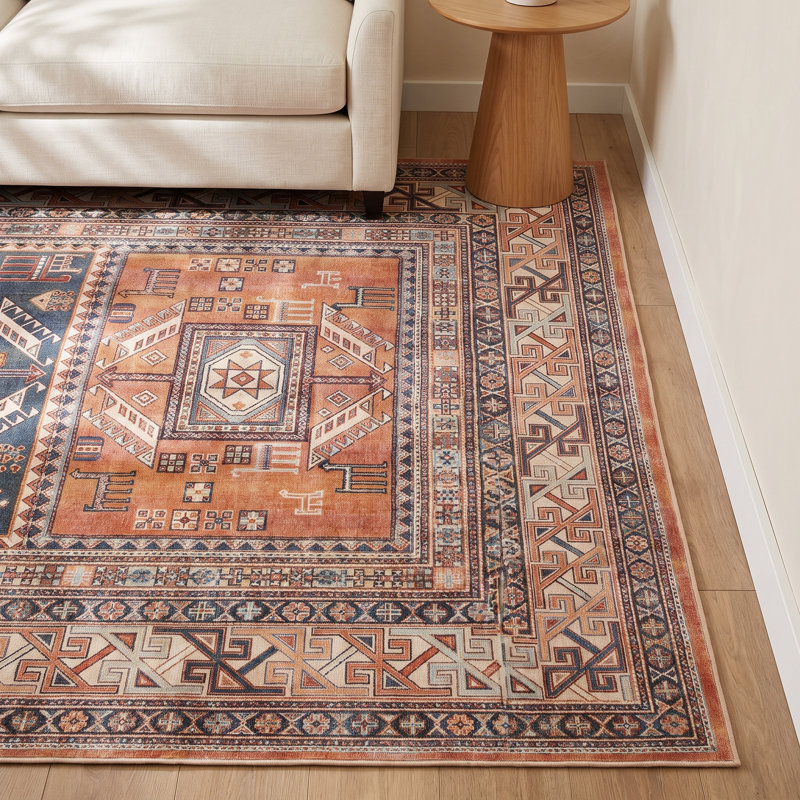 Ovid Oriental Woven Area Rug, Rectangle 7'10"x 10'9"