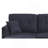 Sectional Sofa Bed, Dark Blue