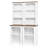 Spacious Storage Bookcases, Mdf Wood Modern Curved Shelves For Home