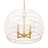 Ellie Chandelier In Modern With Bleached White Raphia Rope-360549095-360549112