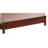 Charming Transitional King Bed In Cherry Hue