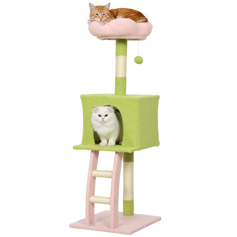 Arbre à chat 48 po, chat pour chat avec perchoir