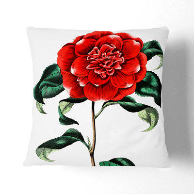 Floral Square Throw Cushion