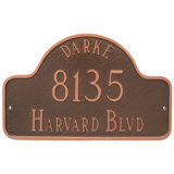 Lexington 3-Line Wall Address Plaque