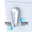 Drake® Dual-Flush Elongated Two-Piece Toilet with High Efficiency Flush (Seat Not Included)
