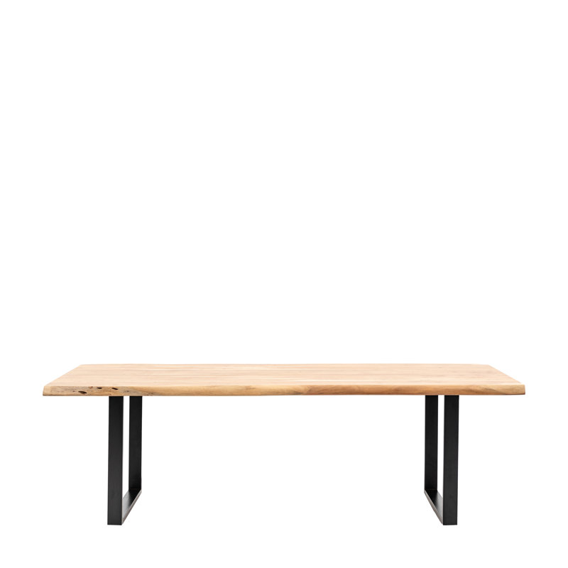 Amarr Acacia Dining Table, 77 cm H x 240 cm L x 100 cm W