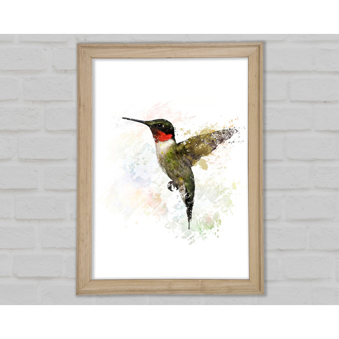 Gerahmtes Bild Hummingbird Wings