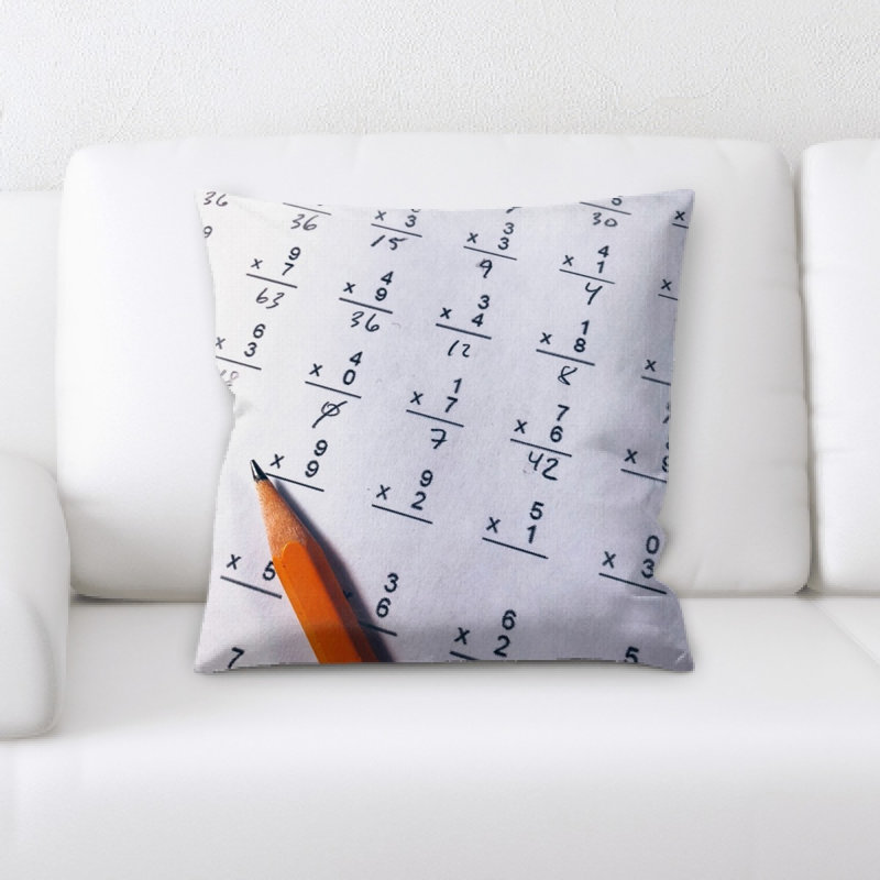 Microsuede Reversible Throw Pillow
