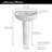 Evolution Pedestal Base in White