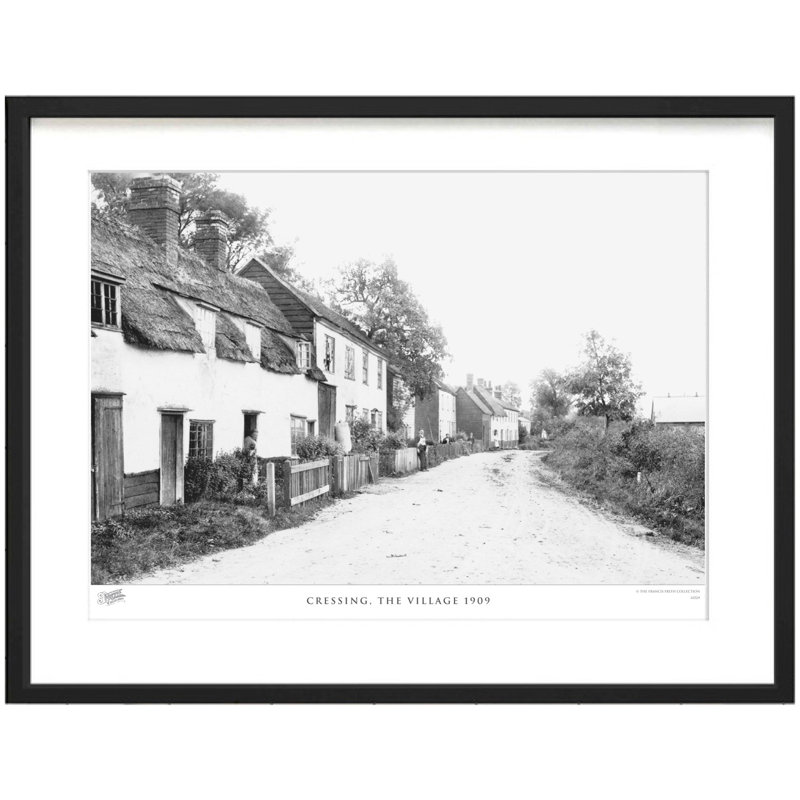 Cressing, The Village 1909 by Francis Frith - Single Picture Frame Print, 45cm H x 60cm W x 2.3cm D