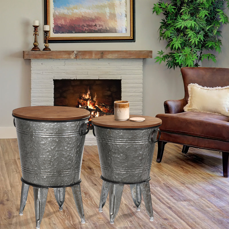 Bahe Nesting Tables, Silver
