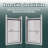 Aluminum Frame Double Sliding Shower Door With 1/4" Clear Tempered Glass And Matte Black Finish