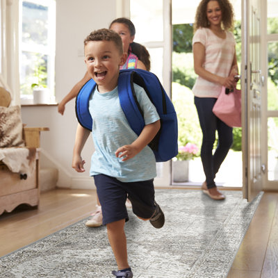 NeverMove Machine Washable Traditional Krista Area Rug