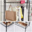 Portant à vêtements avec tablettes Karley
