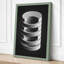 Stacked Metal Rings Industrial - Wrapped Canvas-1932307320-1932307323