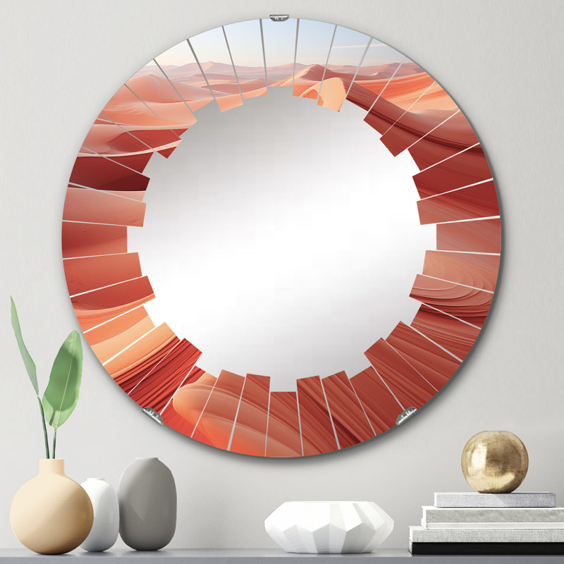 Clearsky - Miroir mural rond, 24 po x 24 po