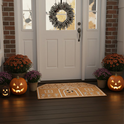 Skeleton Cottage Doormat, 17"x29"