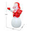 Bonhomme de neige gonflable à DEL