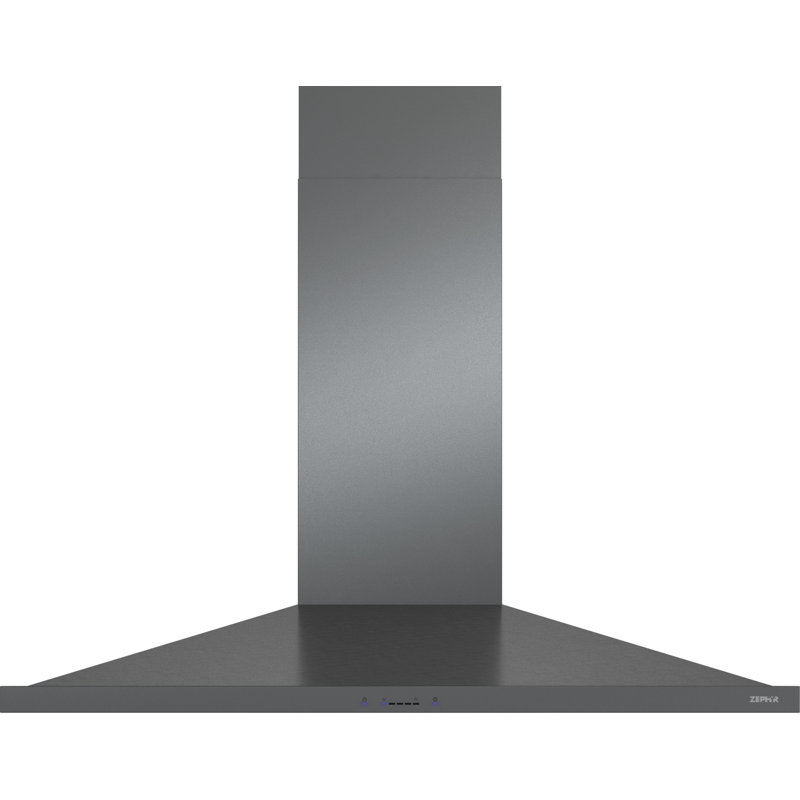 Hotte murale 36 pouces Zephyr Anzio 600 CFM avec lumières DEL, Acier inoxydable noir