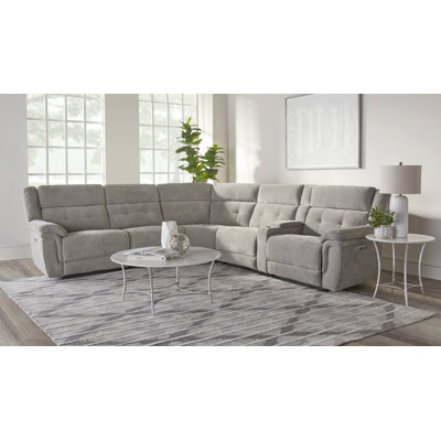 Canapé modulaire inclinable rembourré 6 pièces Maryellen