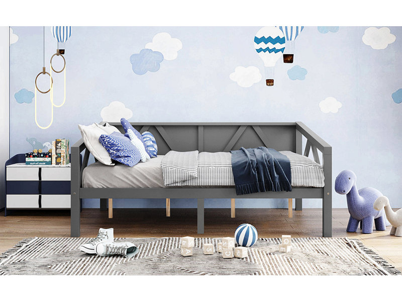 Full Size Daybed, Gray
