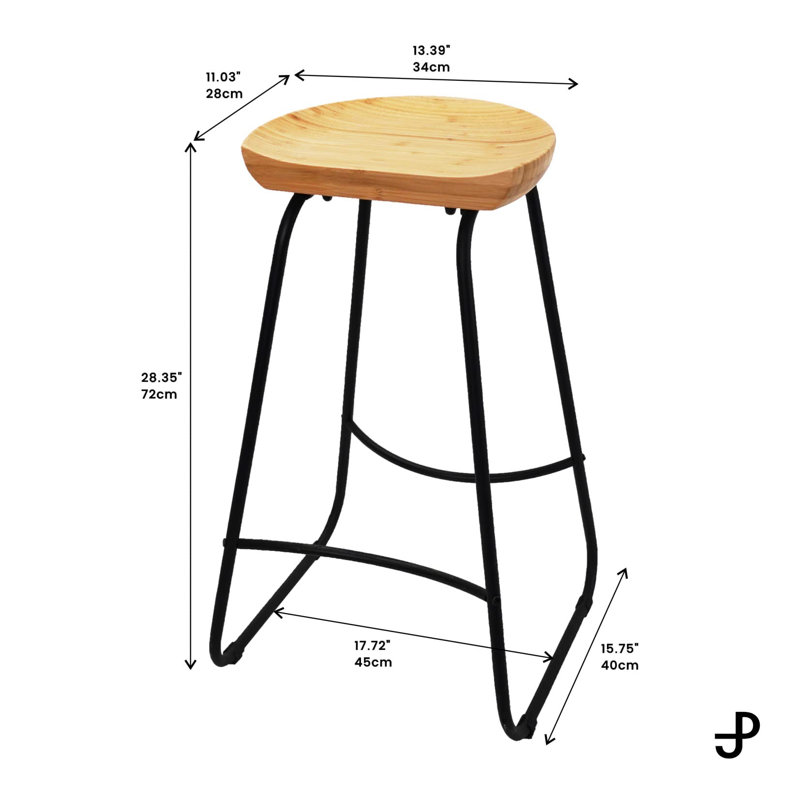 Tabouret de comptoir 15 po Ascano