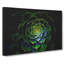Dark Green Succulent Plant Painting - Wrapped Canvas Graphic Art-56655135