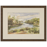 Rivers Edge Print by Daughdrill
