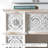 Retro Solid Wood Freestanding Fireplace
