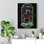 Art mural Santa de Santa Muerte, impression sur toile tendue prête à être accrochée_112312
