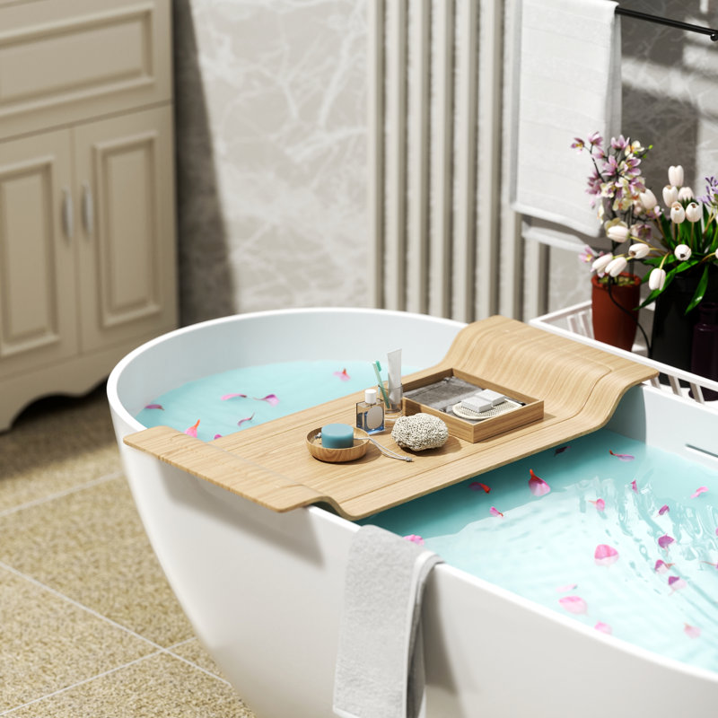 63" Freestanding Solid Surface Soaking Bathtub, Matte White, Engineered Stone, Overflow Drainage, Pop-Up Drain, Warm Tub Sensation White Material, And Comfortable Bathing Position