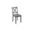 Ensemble de 4 chaises de salle à manger rembourrées avec siège rembourré-871507696