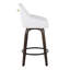 Tabouret de comptoir à hauteur fixe avec pivot-1598310342