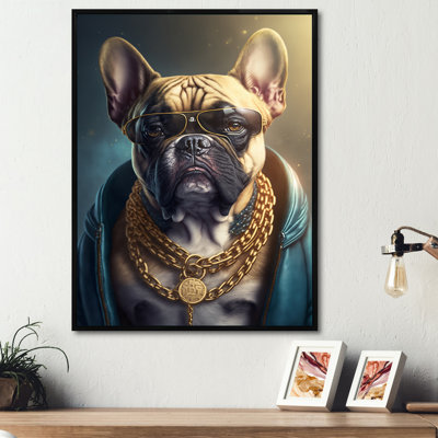 «Frenchie Gangster in NYC IV», impression sur toile