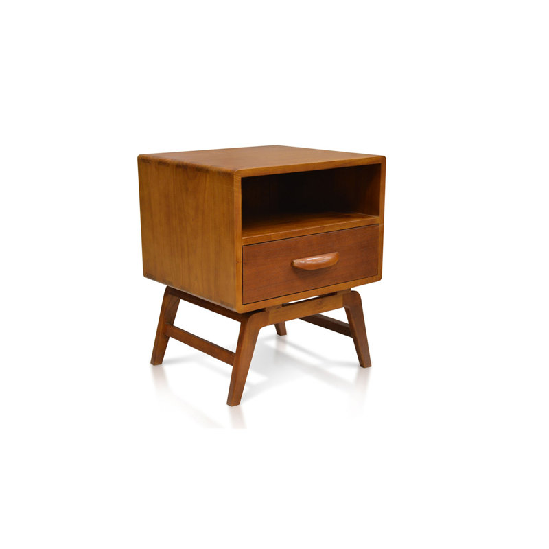 Tango 1 - Drawer Solid Wood Nightstand