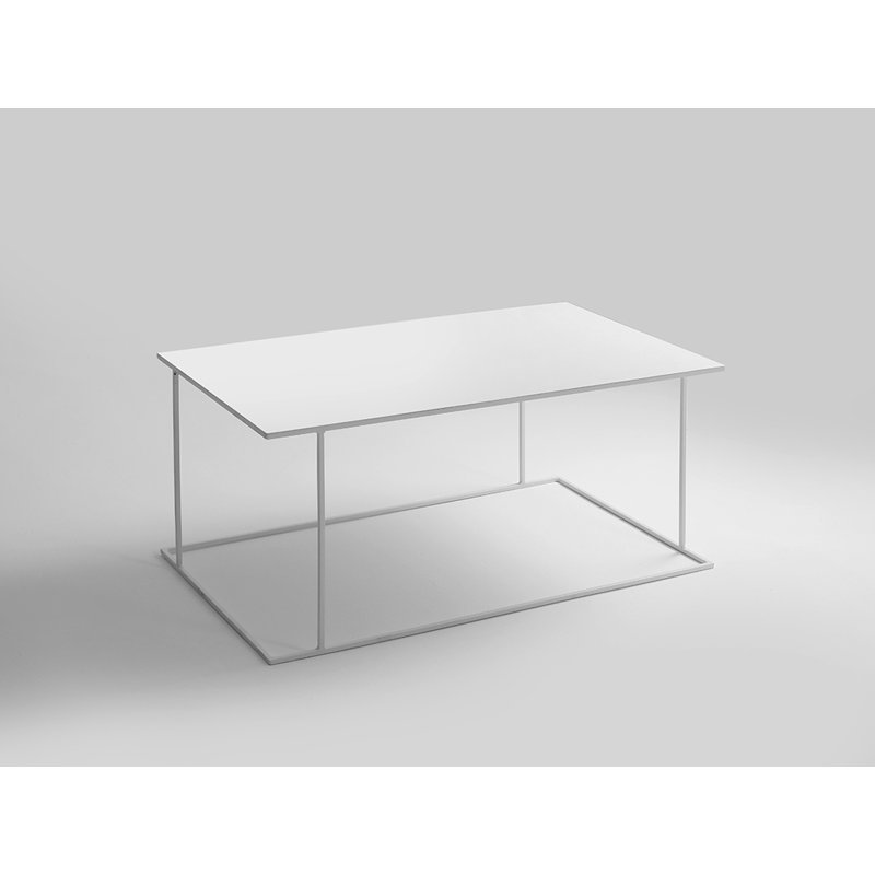 Prue Frame Coffee Table, White