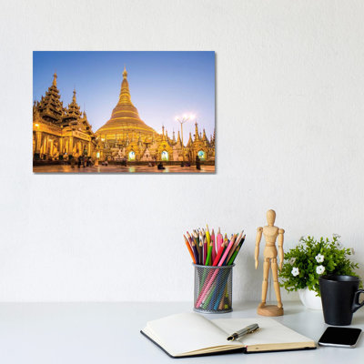Golden Shwedagon Pagoda, Burma by Matteo Colombo - Wrapped Canvas Print