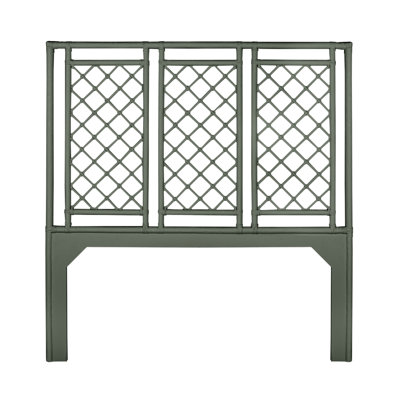 X And Diamond Open-Frame Headboard