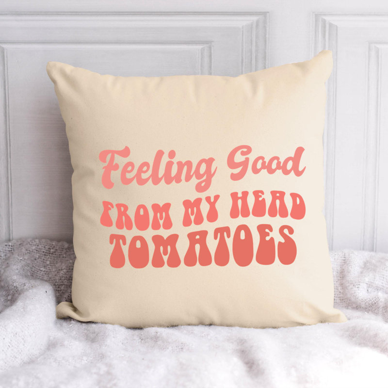  Throw Pillow, 18"H x 18"W
