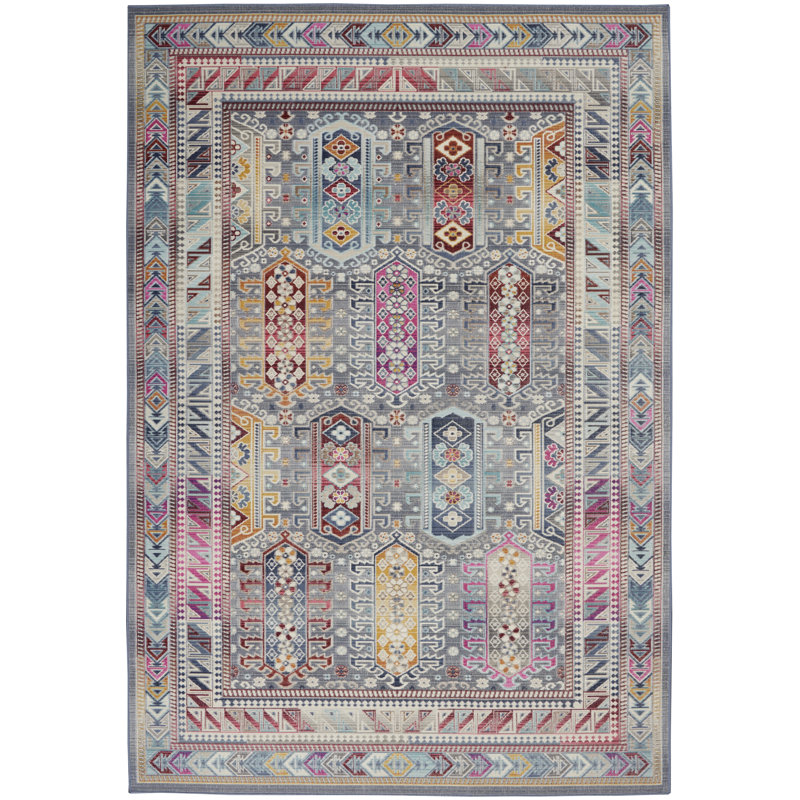 Oldham Ikat Area Rug, Rectangle 121 x 173cm