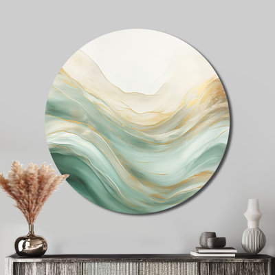 Denis - Abstract Round Metal Wall Art