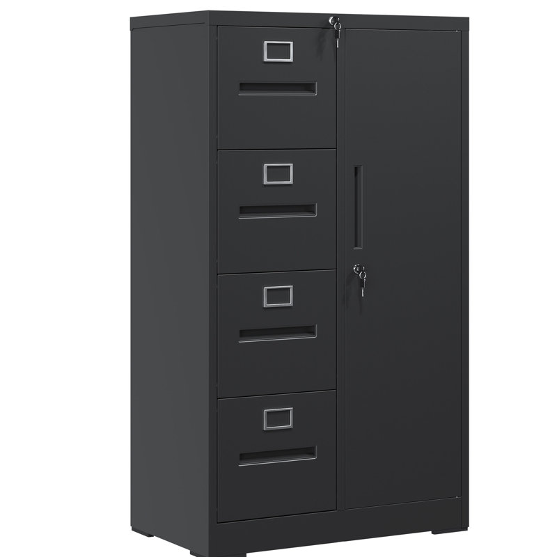 Armoire à dossiers verticale Panthia, Noir