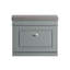 Shoe Bench Wooden Storage Bench with Flip-Drawer – Upholstered Entryway Bench with Storage for Hallway, Bedroom, Grey, 20.47" H x 23.6" W x 9.45" D-869596058-867645473