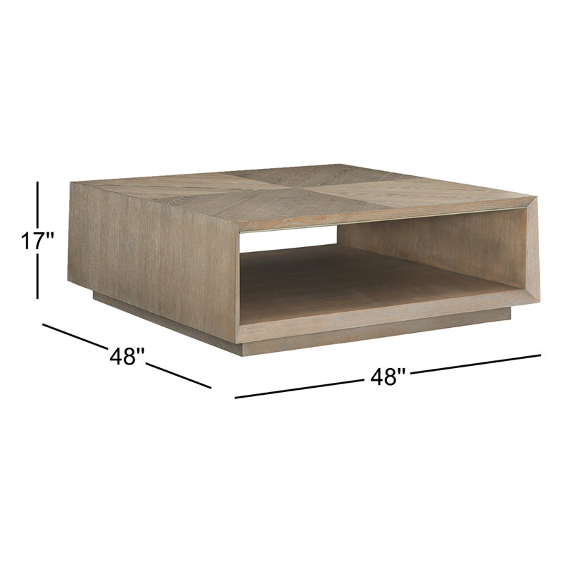 Boxcar Coffee Table, Brown