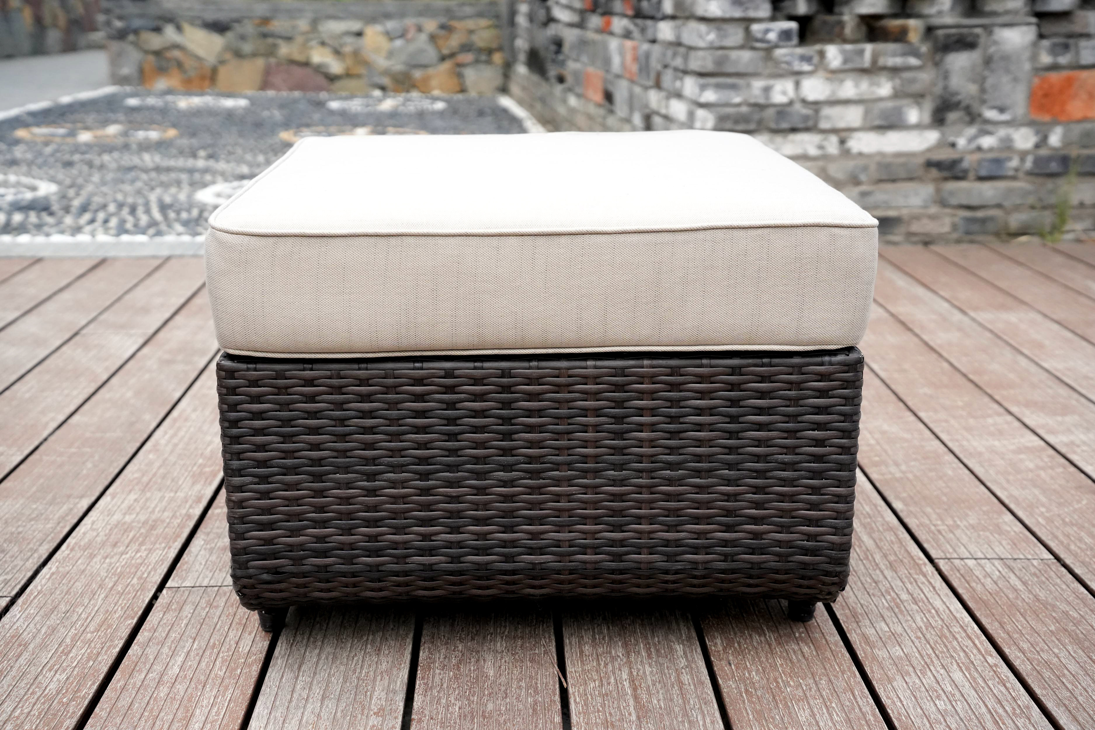 DirectWicker Brooklynrose Outdoor Ottoman Wayfair