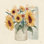 «Sunflower Season V» par Janelle Penner - impression sur toile tendue